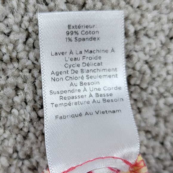 Talbots Dress 14 Pastel Textured Striped Floral Sleeveless Midi Easter Sprint - Picture 9 of 16